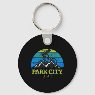 Porte-clés Park City Utah Vélo Tout Terrain Vtt Voyage Vacanc