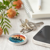 Porte-clés Park city Utah vintage (Côté)