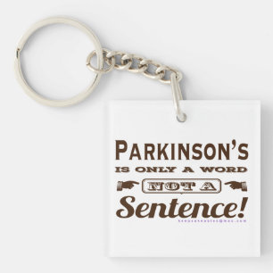 Porte-clés Parkinsons est uniquement dans le texte Brown