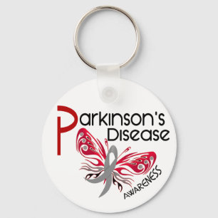 Porte-clés Parkinsons Maladie BUTTERFLY 3.1