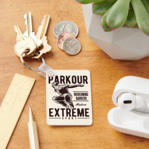Porte-clés PARKOUR nom personnalisé