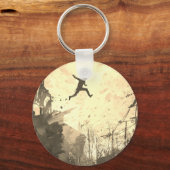 Porte-clés Parkour Urban Obstacle Course Modern Sepia (Recto)