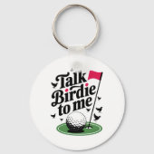 Porte-clés Parle Birdie à moi Funny golf pun (Verso)