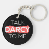 Porte-clés Parle Darcy à moi I (Dos)