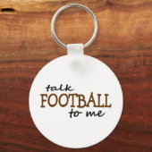 Porte-clés Parle De Football À Moi (Recto)