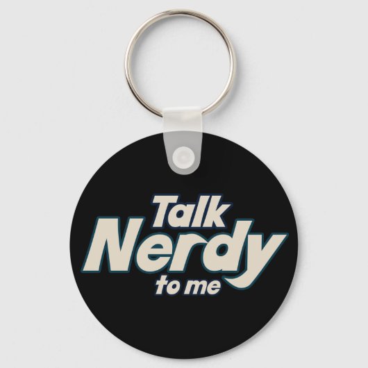 Porte-clés Parle Nerdy à moi (Recto)