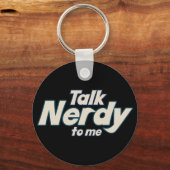 Porte-clés Parle Nerdy à moi (Recto)