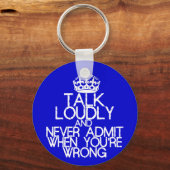 Porte-clés Parler fort (Recto)