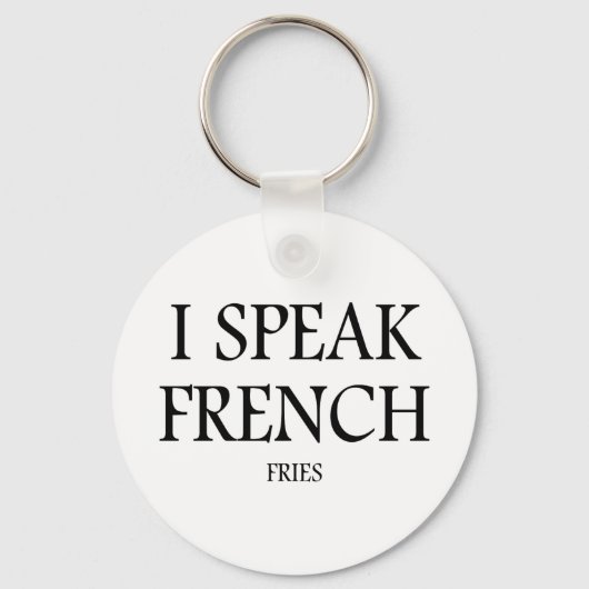 Porte-clés Parler Français Fries (Recto)