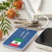 Porte-clés Parles-tu espagnol ? en espagnol. Indicateur wf (Devant droit)