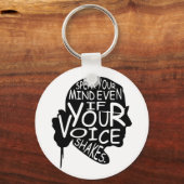 Porte-clés Parlez votre esprit - Ruth Bader Ginsburg (Recto)