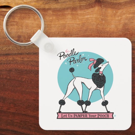 Porte-clés Parlure de caniche (Recto)