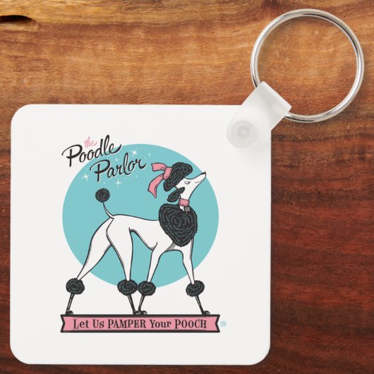 Porte-clés Parlure de caniche (Verso)