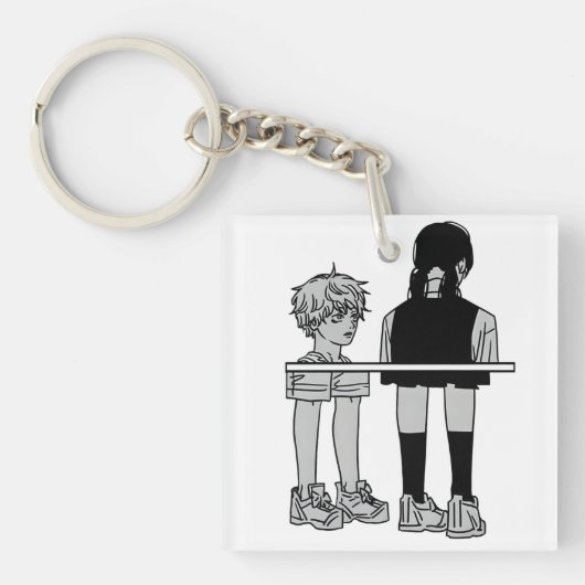 Porte-clés Parmi nous Denji & Asa (Devant)