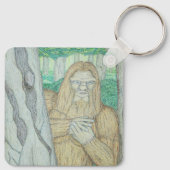 Porte-clés Parodie de mème Bigfoot (Dos)