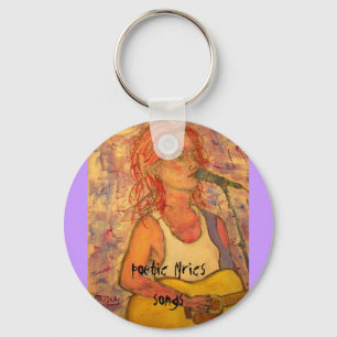 Porte-clés paroles poétiques et chanson