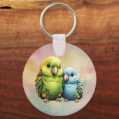 Porte-clés Parrot_design.no.1- par Maaya Prints, (Recto)
