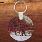 Porte-clés Parsonage Garden à Nuenen par Vincent van Gogh (Recto)