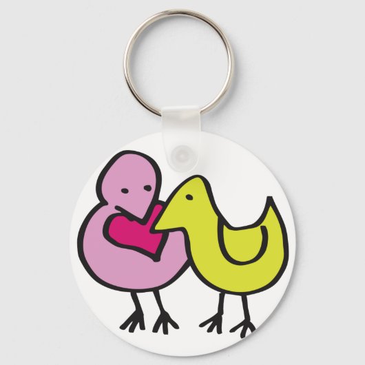 Porte-clés Partager l'amour ensemble (Recto)