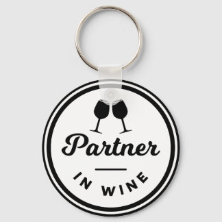 Porte-clés Partenaire Drôle Dans Le Clavier Vin