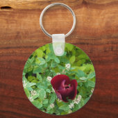 Porte-clés parterre de fleurs au printemps (Recto)