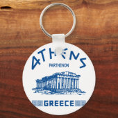 Porte-clés Parthenon - Athens - Greek (blue) (Recto)