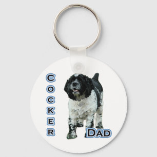Porte-clés Parti Cocker Spaniel Dad 4 - Porte - clé