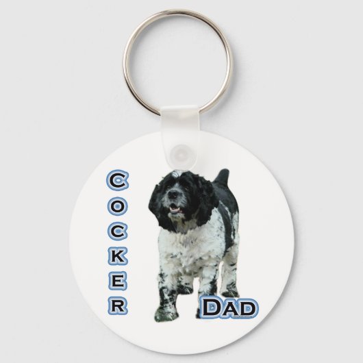 Porte-clés Parti Cocker Spaniel Dad 4 - Porte - clé (Recto)