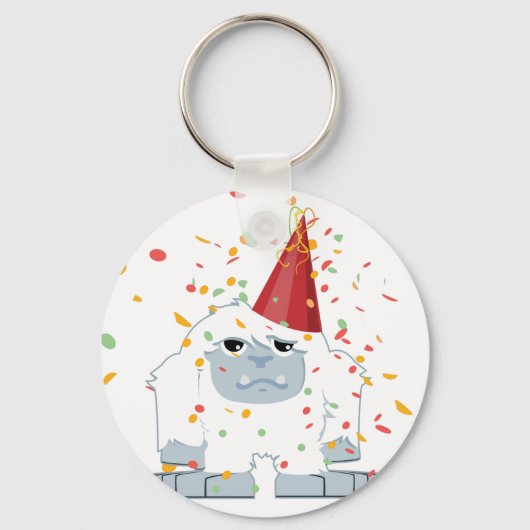 Porte-clés Parti Confetti Yeti (Recto)