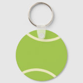 Porte-clés Parti de balle de tennis vert moderne (Verso)