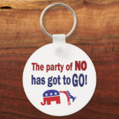 Porte-clés Parti du Non (Recto)