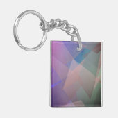 Porte-clés Particules volantes Abstraites | Formes géométriqu (Devant gauche)