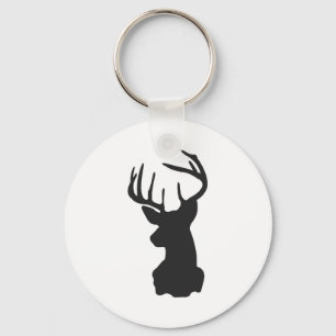 Porte-clés Partie de mâle nationale de chasse à cerfs commu