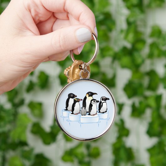Porte-clés Partie de pingouin (Main)