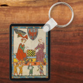 Porte-clés Partie d'échecs Codex Manesse XIVe siècle (Verso)