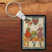 Porte-clés Partie d'échecs Codex Manesse XIVe siècle (Recto)