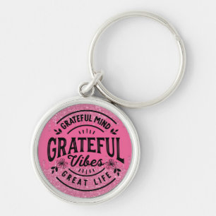Porte-clés Parties scintillant à goutte rose Vibes gracieuses