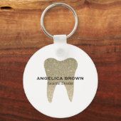 Porte-clés Parties scintillant dentaire (Recto)