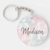 Porte-clés Parties scintillant glamour rose Joli Motif (Devant)