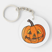 Porte-clés Parties scintillant Jack O'Lantern (Devant)