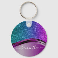 Parties scintillant look Bright Purple Nom personn