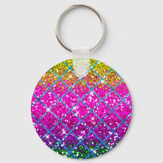 Porte-clés Parties scintillant pourpre Snakeskin (Recto)