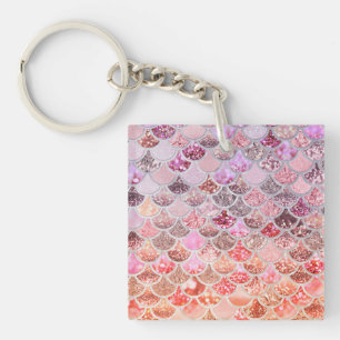 Porte-clés Parties scintillant rose ombre à la mode - Balance