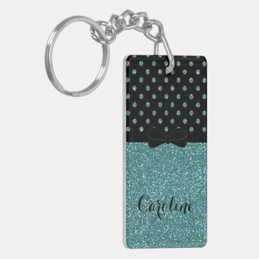 Porte-clés Parties scintillantes chics Papillon Girly (Devant gauche)