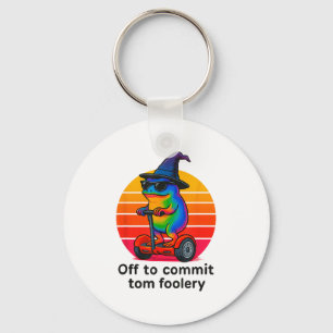 Porte-clés Partir Pour Engager Tom Foolery Funny Frog Sarcasm