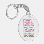 Porte-clés Partout où ce pilote de fûts peut rouler Barrel Ra (Devant gauche)