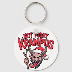 Porte-clés Pas aujourd'hui Krampus Noël drôle Krampus méchant