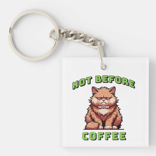 Porte-clés Pas avant le café (Devant)
