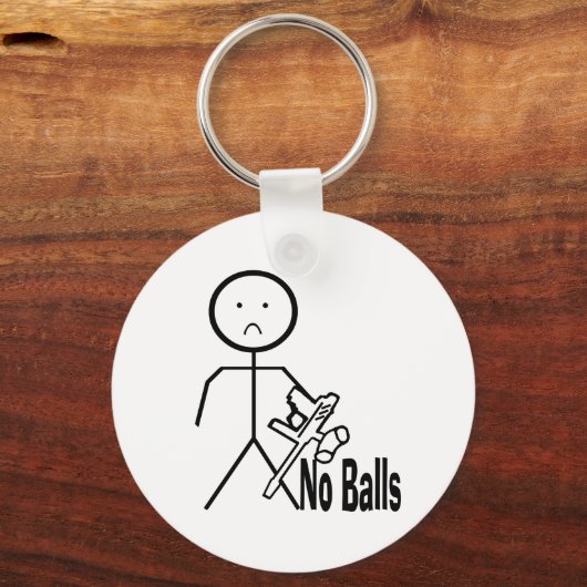 Porte-clés Pas de balles (Recto)