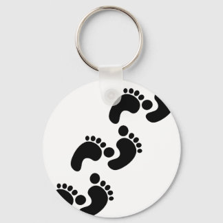 Porte-clés pas de bébé mignon